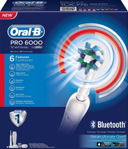 la brosse à dent électrique oral b 6000 dans sa boîte