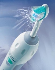 pulsation de la brosse à dent
