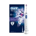 Oral-B Pro 600 White & Clean : rechargeable et incroyable ! Modèle efficace pour blanchir et assurer la santé de vos dents